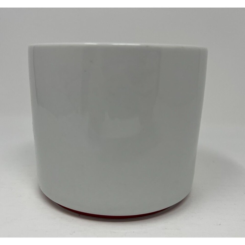 2012 Starbucks White Red Bottom Coffee Mug 16 fl oz Gold Logo China - Picture 4 of 7